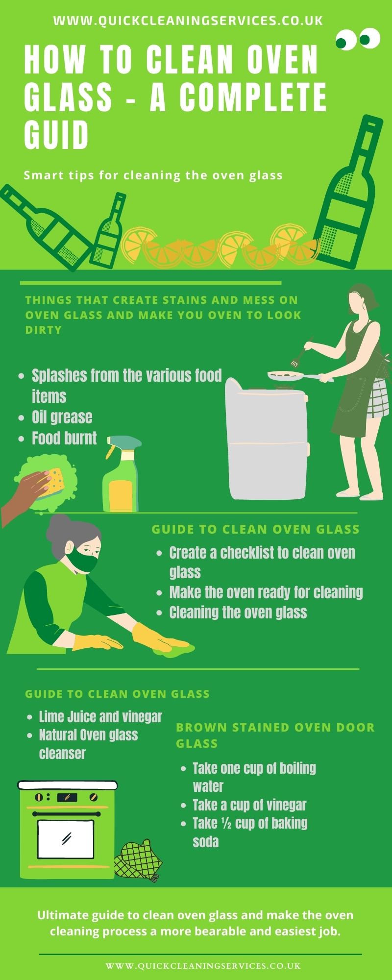 How to clean oven glass A complete Guide Quick Cleaning Services